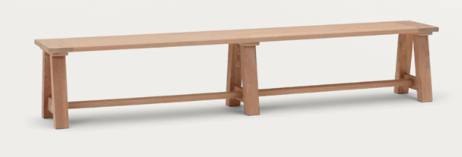 Arundel 280 Seater Oak Dining Bench