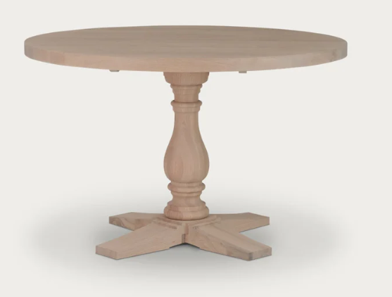 Balmoral Round Dining Table Seasoned Oak