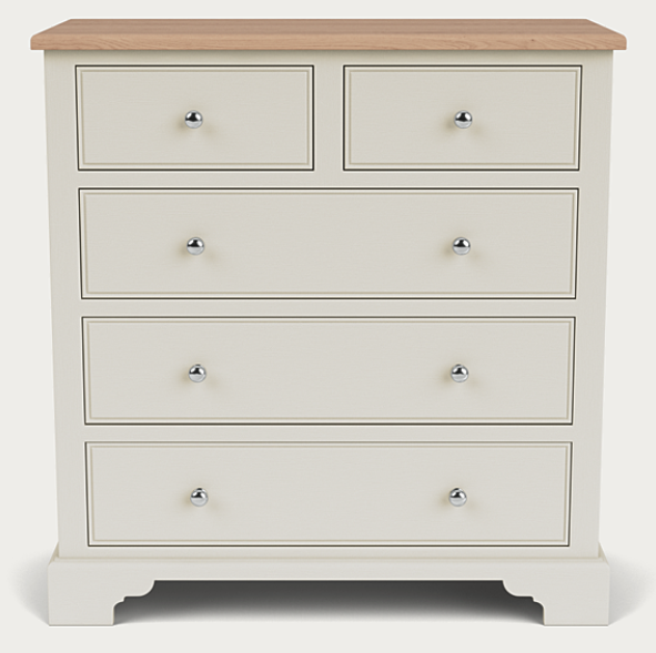 Chichester Chest of Drawers Tall - Shell