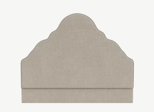 Clemmie Super King Headboard in Signature Linen Trellis