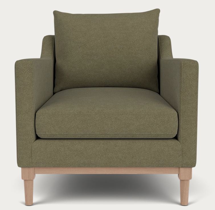 Eliza Armchair in Signature Linen Moss