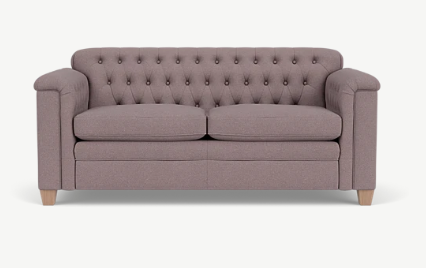 Lottie 175cm Sofa in Chole Fig 