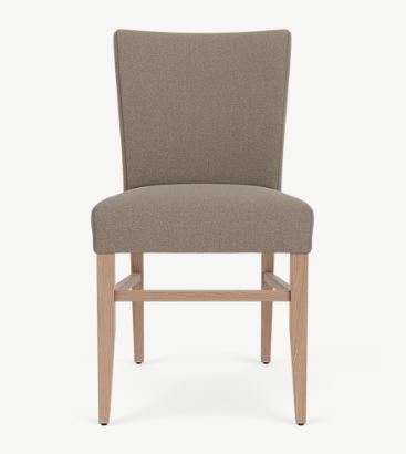 Miller Dining Chair VO in Heavyweight Linen SPELT - 6 AVAILABLE