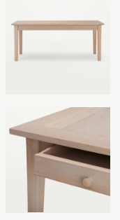 Moreton Rectangular Dining Table, Natural Oak