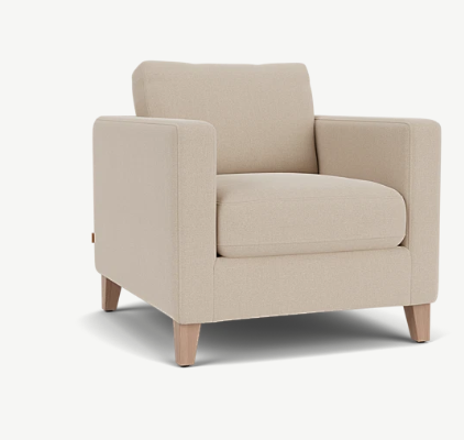 Shoreditch Armchair in Heavyweight Millet